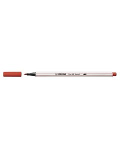 Photo STABILO : Stylo-feutre Pen 68 Brush - Carmin