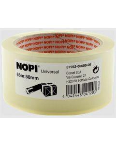 Ruban adhésif d'emballage 50 mm x 66 m - Transparent  NOPI