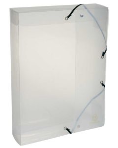 EXACOMPTA : Boîtes de classement PP Crystal - Dos 60 mm