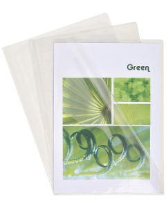 Lot de 10 Pochettes à Coins A4 en PVC lisse - Cristal : EXACOMPTA Photo