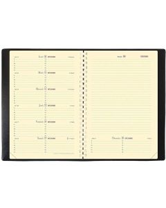 Agenda à spirale 2025 - 100 x 150 mm : QUO VADIS Note 15 S 680002Q intérieur