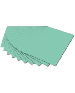 Carton de Bricolage 700 x 1000 mm - Vert Menthe - 300 g/m² FOLIA Lot de 10