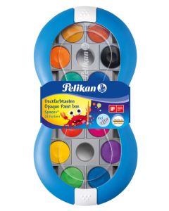 PELIKAN : Boîte de peinture enfants Space + Bleu - 24 couleurs 