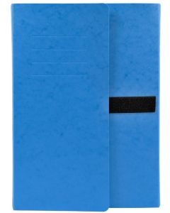 742E EXACOMPTA Chemise à Bande Velcro et 3 rabats Dos bleu