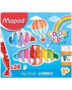 Étui de 24 feutres - Color'Peps Jumbo - Assortiment MAPED Image