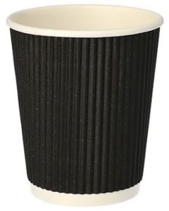 Gobelets jetables en carton - 0,20 L - Beige PAP STAR Ripple Wall