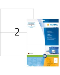 Étiquettes adhésives blanches - Multi-usages - 210,0 x 148,0 mm Herma 8636
