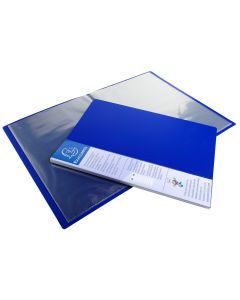 88202E Protège-documents de 40 vues - Bleu EXACOMPTA Ouvert
