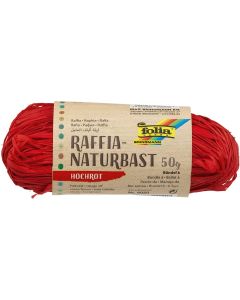 Pelote de Raphia - Rouge Pur : FOLIA Photo