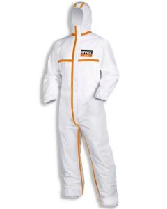 Combinaison de protection jetable 4B - Blanc/Orange - Taille XXXL : UVEX image