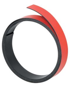 Bande magnétique - 10 mm x 1 m - Rouge FRANKEN