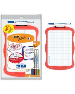 Ardoise blanche Velleda avec accessoires : BIC Image