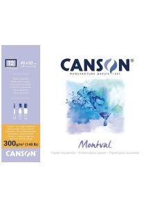 Bloc aquarelle Montval 300 x 400 mm CANSON