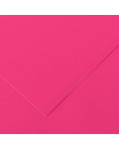 Feuilles de couleur 500 x 650 mm - Rose Fluo - CANSON Vivaldi