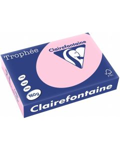 Ramette de papier de 250 feuilles A3 160g - Rose : CLAIREFONTAINE Trophée Visuel