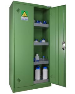 Armoire Phytosanitaire 2 portes - 300 L TRIONYX AC300 ouverte