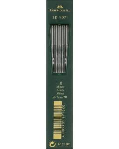 Lot de 10 mines de rechange TK 9071 - 2B : FABER CASTELL Image