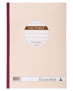 FACTURE carnet autocopiant Tripli - 297 x 210 mm Dauphin 1233D