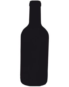 Tableau noir décoratif - 500 x 190 mm Bouteille SECURIT Silhouette Image