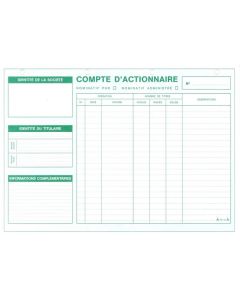 LE DAUPHIN : Fiche de comptes d'actionnaires 90150D