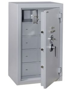 HARTMANN : Armoire forte Protect à 30 compartiments - Serrure électronique - 840 L ouvert
