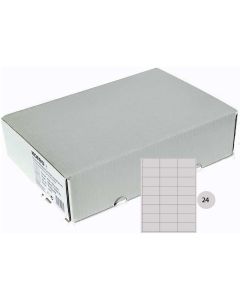 Étiquettes adhésives blanches 70 x 37 mm KORES Lot de 12000