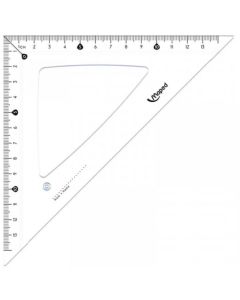 Equerre Cristal - Hypoténuse de 210 mm MAPED