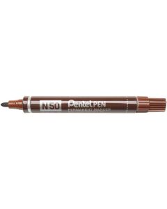 PENTEL : Marqueur permanent N50 - Marron - N50-EE Image