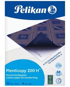 Feuilles de Papier Carbone - A4 Bleu PELIKAN 200H Lot de 10