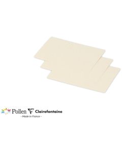 Photo POLLEN : Carte de papier Ivoire irisé - Format 70 x 95 mm 11288C