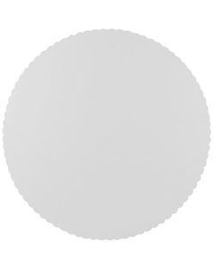 Photo Fond de tarte rond en carton - 300 mm - Blanc PAP STAR Pure