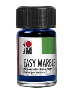 Photo MARABU : Peinture pour marbrure - 15 ml - Bleu ultramarin 13050039055