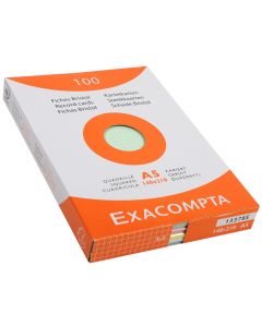 Photo Fiches Bristol quadrillées - 148 x 210 mm - Assortiment EXACOMPTA Image