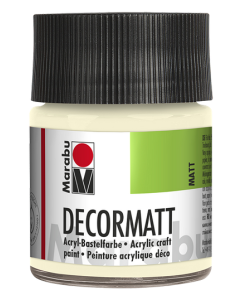 Photo 14010005271 MARABU : Peinture acrylique Decormatt - 50 ml - Ivoire