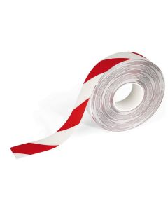 Ruban adhésif de signalisation - Rouge/Blanc : DURABLE photo