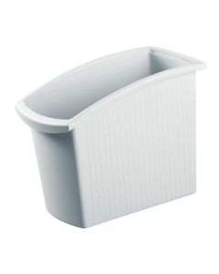 Photo Corbeille à papier rectangulaire 18 litres - Gris clair : HAN MONDO 