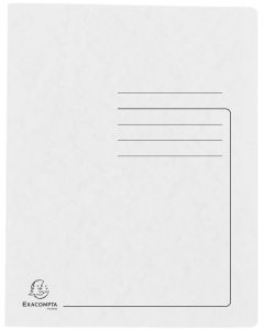 Photo Chemise à lamelle imprimée A4 - Blanc EXACOMPTA