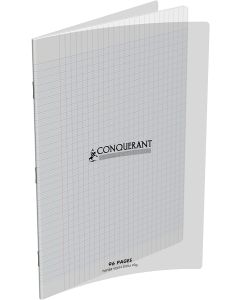 Photo Cahier Séyès / Grands carreaux - Polypro Incolore - 96 pages - 240 x 320 mm CONQUERANT