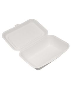 Photo Boîte à repas en canne à sucre - 170 x 125 x 49 mm NATURE STAR