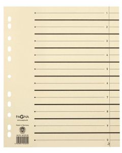 Photo PAGNA : Intercalaires en carton - A4 - Beige 44108-09