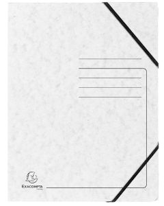 Photo Chemise imprimée à élastiques - Sans rabat - Blanc EXACOMPTA Image