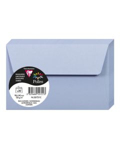 Photo Enveloppe POLLEN Bleu Lavande Format  90 x 140 mm 55721C