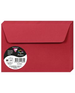 Photo Enveloppe POLLEN Rouge Groseille Format  114 x 162 mm 5586C