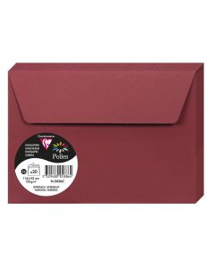 Photo Enveloppe POLLEN Bordeaux Format  114 x 162 mm 5886C