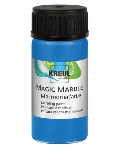 Photo KREUL : Peinture à marbrer Magic Marble - 20 ml - Flacon bleu 