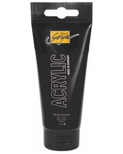 Photo Peinture acrylique Noir Tube de 100 ml : KREUL Solo Goya Acrylic 84126