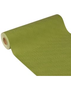 Chemin de table - Vert Olive - 24 m x 40 cm PAP STAR Soft Selection Plus