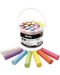 Photo Seau de 20 craies de trottoir - Assortiment WONDAY