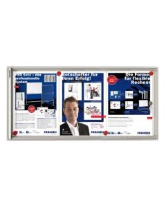 NOBO : Vitrine d'intérieur PACIFIC extra plate - 280 x 370 mm 1901797