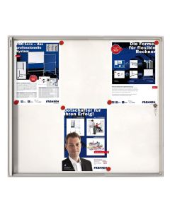 NOBO : Vitrine d'intérieur PACIFIC extra plate - 280 x 370 mm 1901797